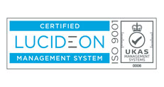 Certified Lucideon Management System ISO 9001 - UKAS